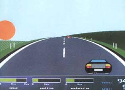 Videogra - samochód na drodze
